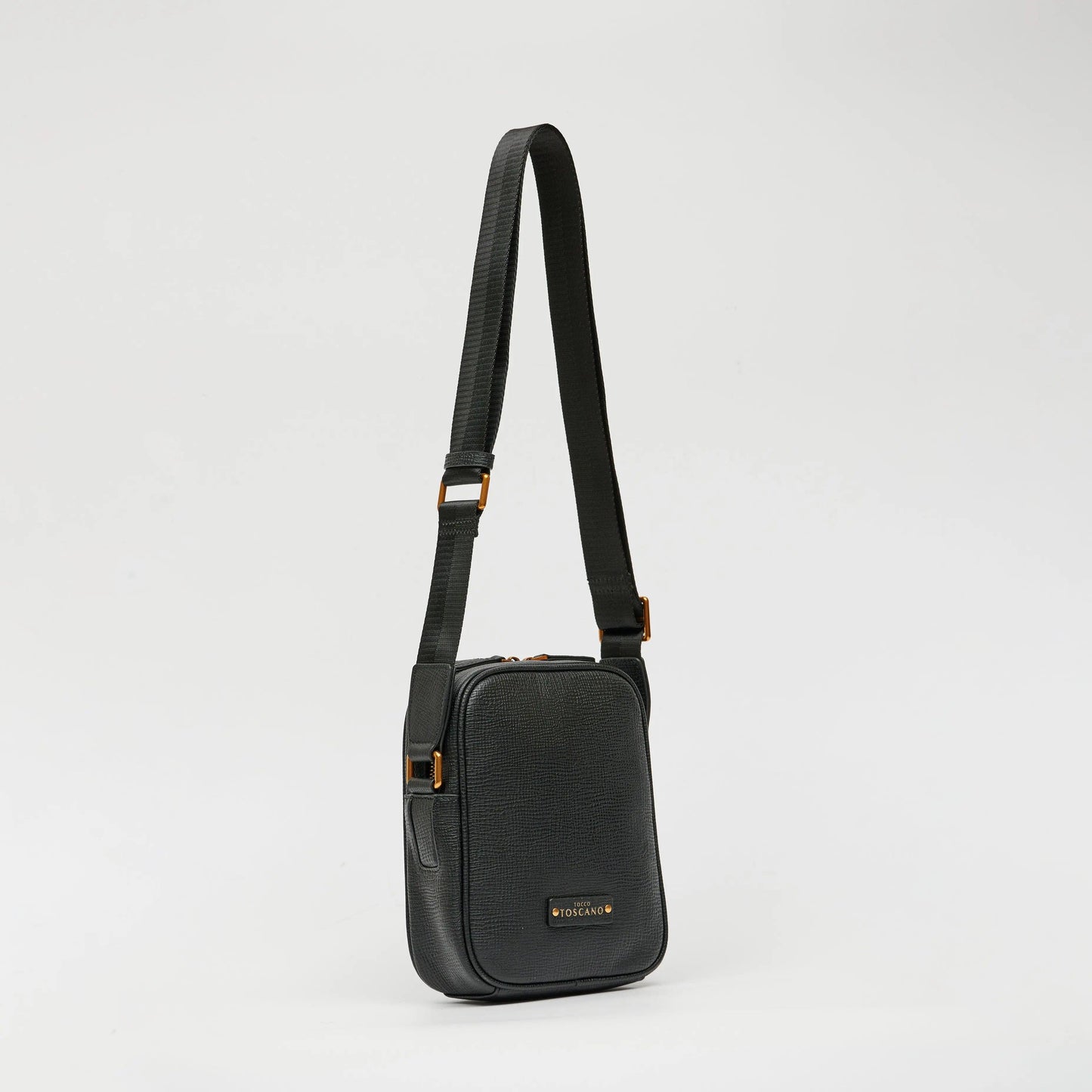 Alden Leather Sling Bag With Gold-Tone Hardware - TGSB1413LN3NL2 - Tocco Toscano Malaysia