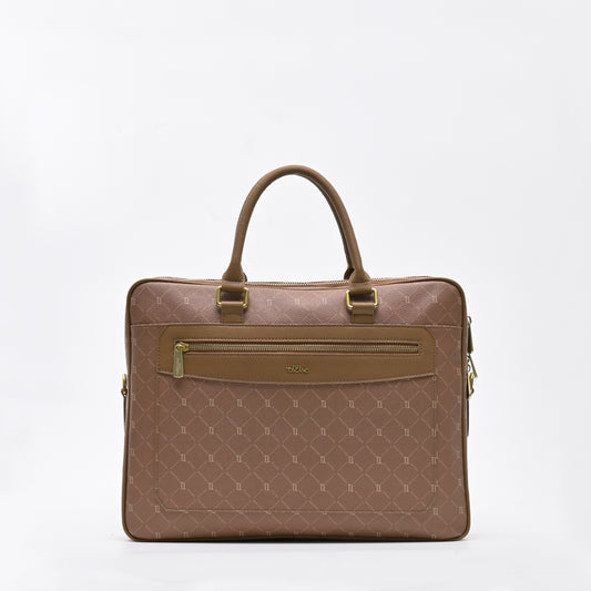 Brown Marconi Document Bag - TGDB0933PM3NJ3 - Tocco Toscano Malaysia