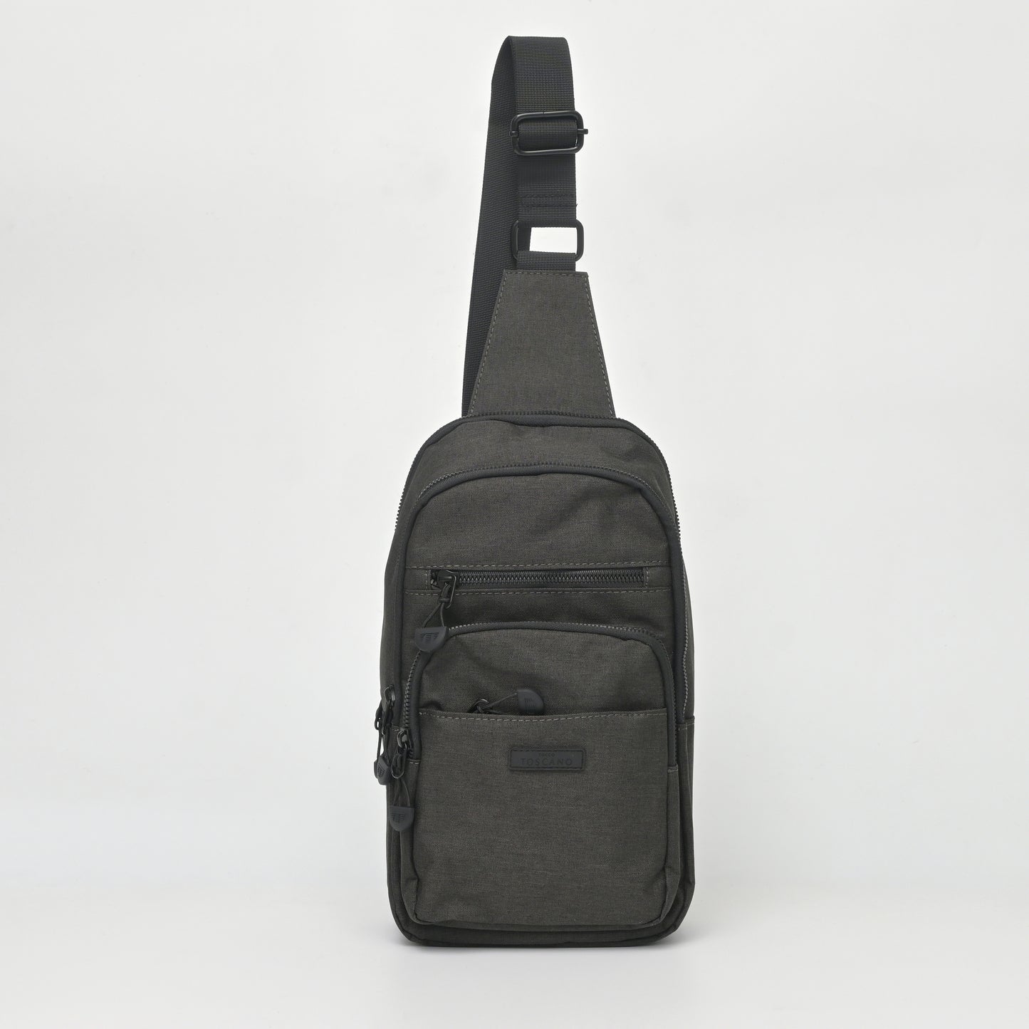 Grey Nylon Chest Bag - TGEB0622NN3BH3 - Tocco Toscano Malaysia