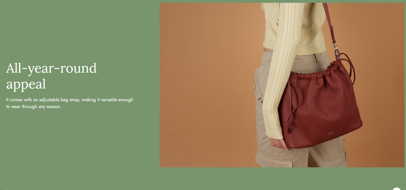 Gia Ruched Bag - TLSB3211LN3NH4 - Tocco Toscano Malaysia