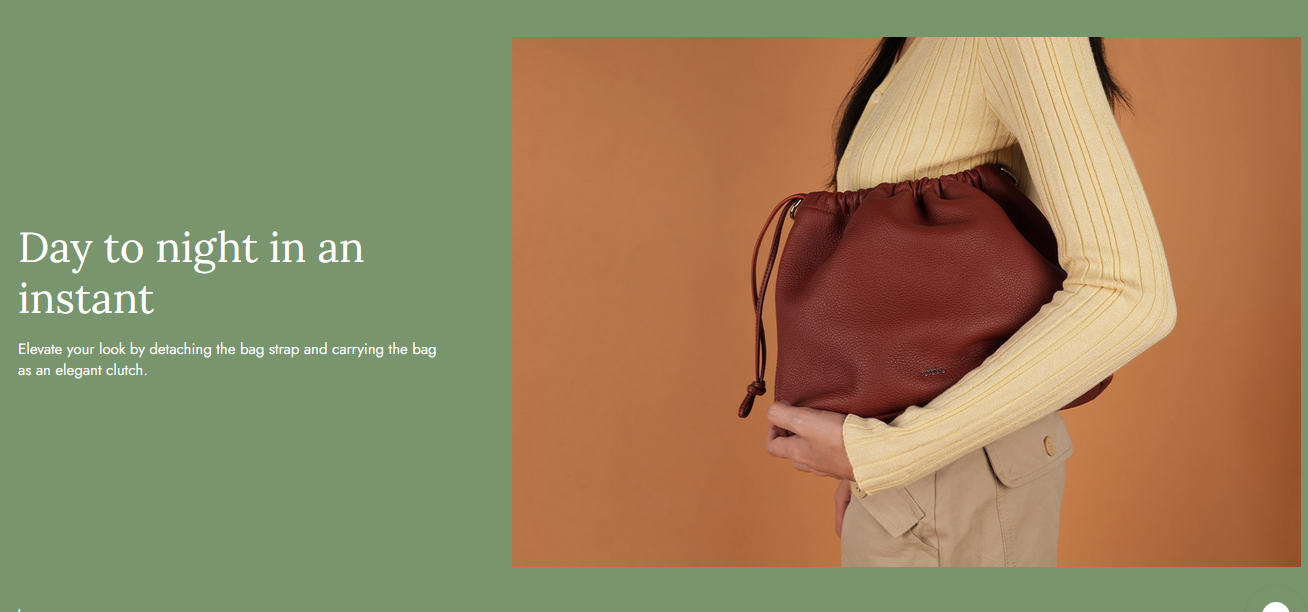 Gia Ruched Bag - TLSB3211LN3NH4 - Tocco Toscano Malaysia