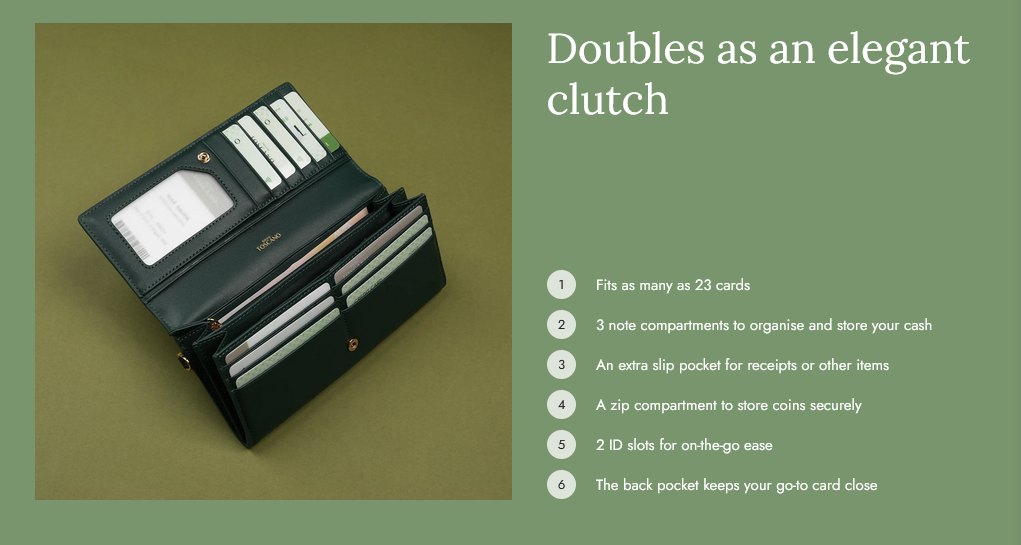 Nova Long Wallet - TLLP0511LN3NH5 - Tocco Toscano Malaysia