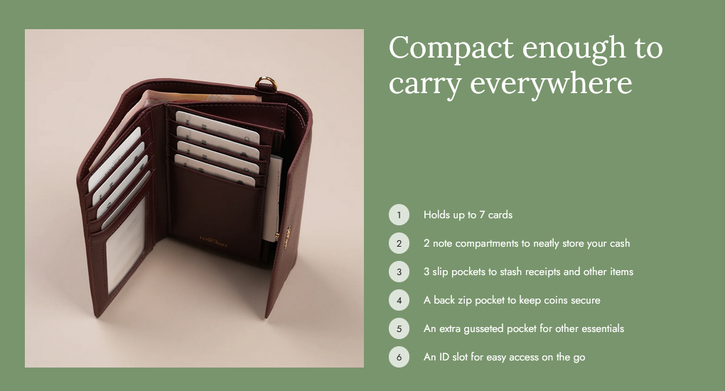 Nova Trifold Wallet - TLSP0611LN3NH5 - Tocco Toscano Malaysia