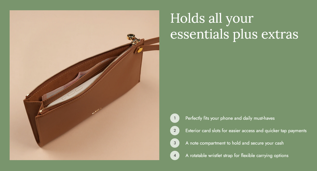 Nova Wristlet Clutch - TLPC0711LN3NH5 - Tocco Toscano Malaysia