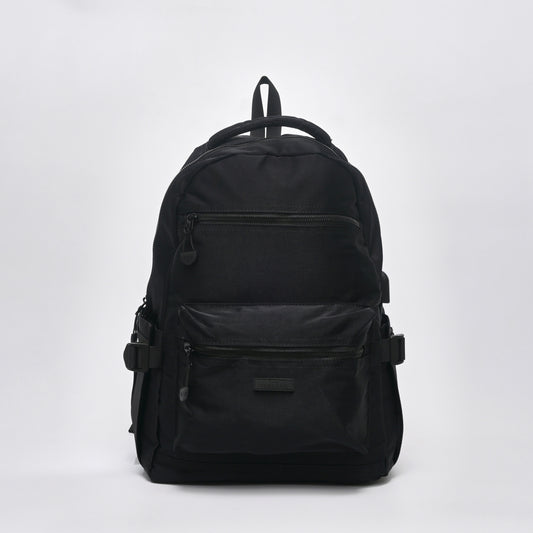 BLACK Casual laptop backpack with zipper pockets - TGBP1533NN3BK3 - Tocco Toscano Malaysia