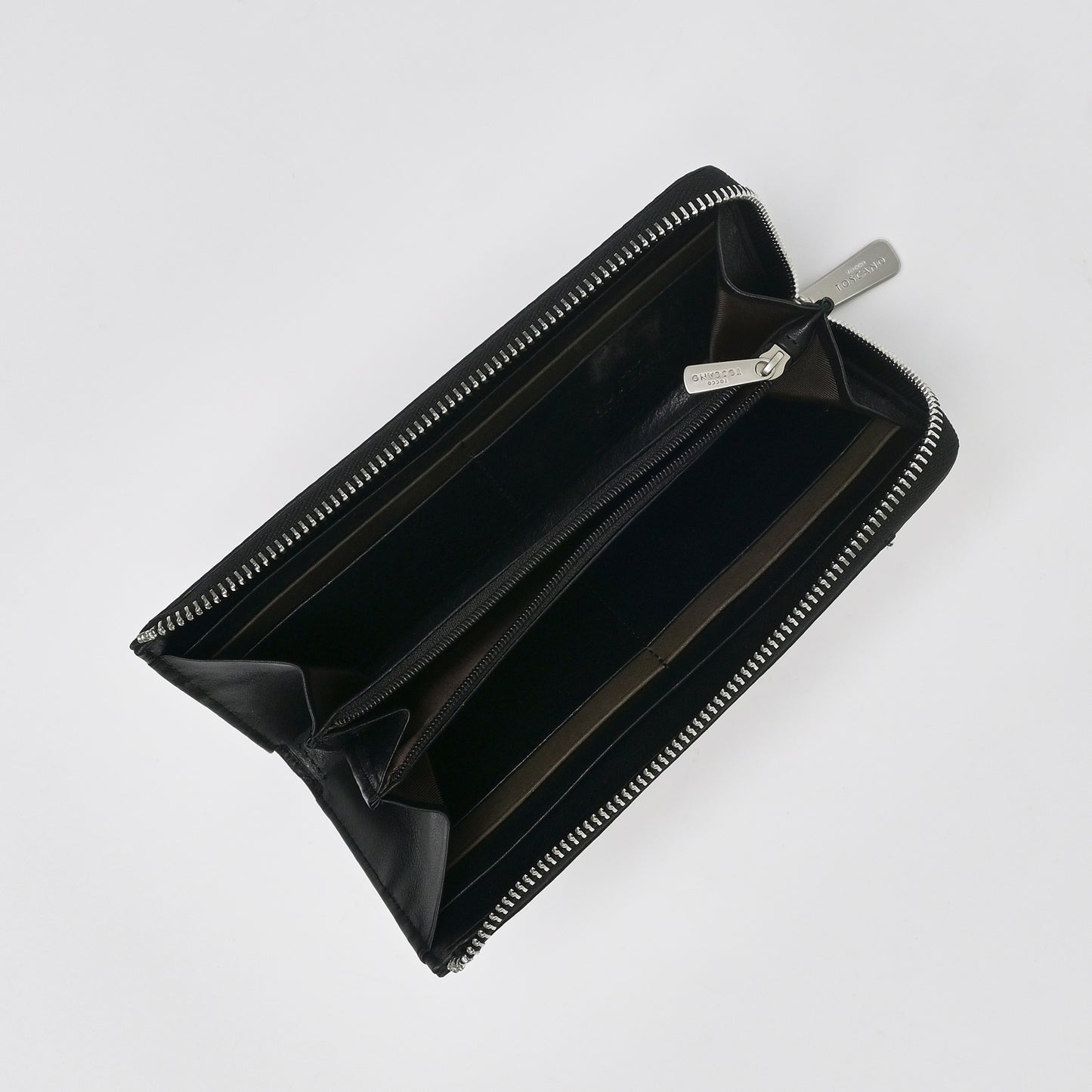 Leather Full Zipper Long Wallet - TGLW0733LN3ML3 - Tocco Toscano Malaysia