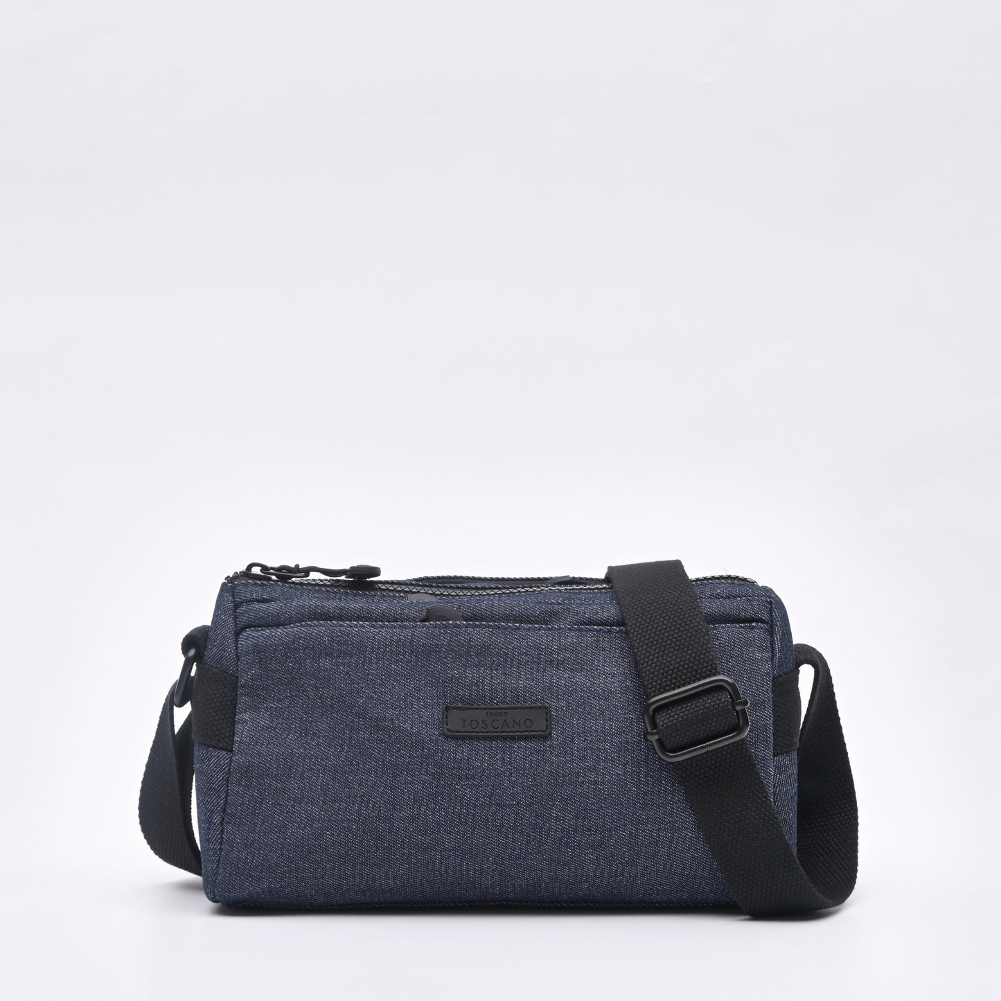 Multi Compartment Denim Sling Bag - TGSB0522FN3BJ4 Blue - Tocco Toscano Malaysia