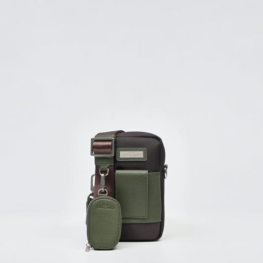 Green Sling Bag With Small Key Pouch - TGSB1313NN3ML3 - Tocco Toscano Malaysia