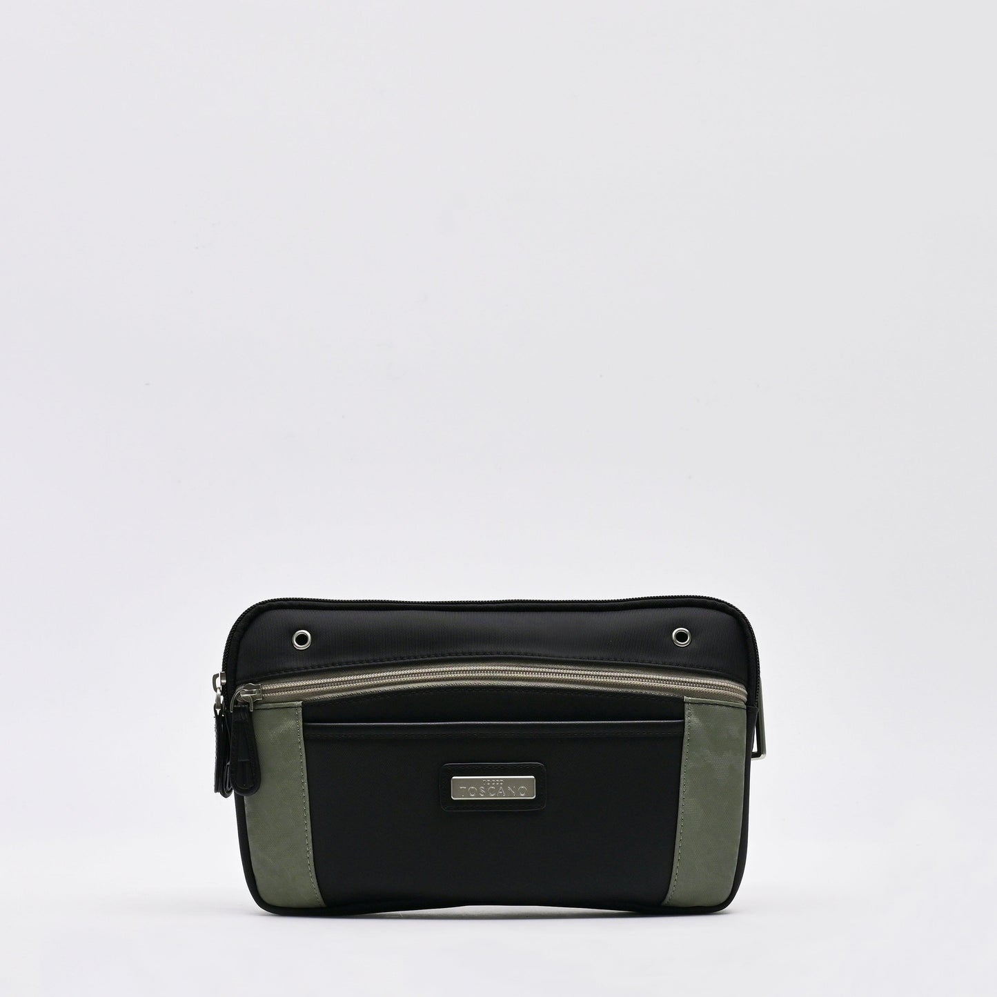 Casual Waist Pouch with front zipper pocket - TGWP0213PN3MG3 BLACK - Tocco Toscano Malaysia