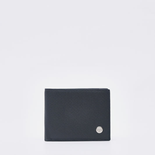 Black Leather Tri Fold Wallet - TGWT0513LN3ML4 - Tocco Toscano Malaysia