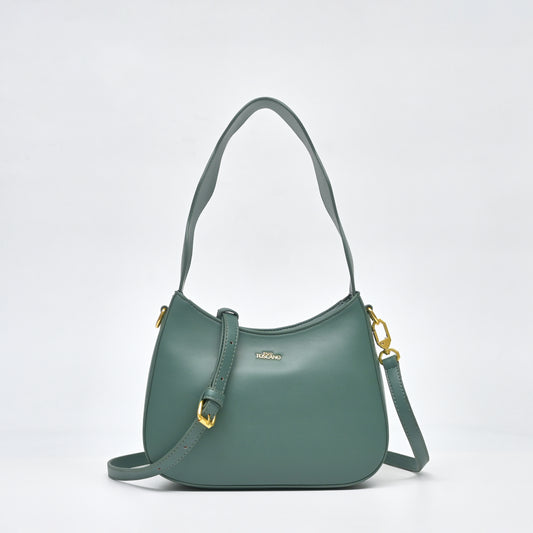 Green Terre Wavy Shoulder Bag - TLHB0111PN3BA4 - Tocco Toscano Malaysia
