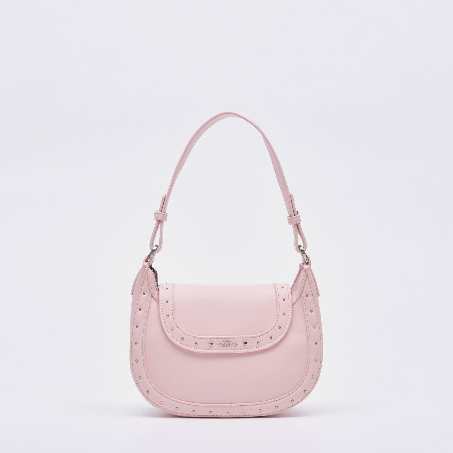 Pink LUNA Loop Oval Shoulder Bag - TLHB1022PN3MH4 - Tocco Toscano Malaysia