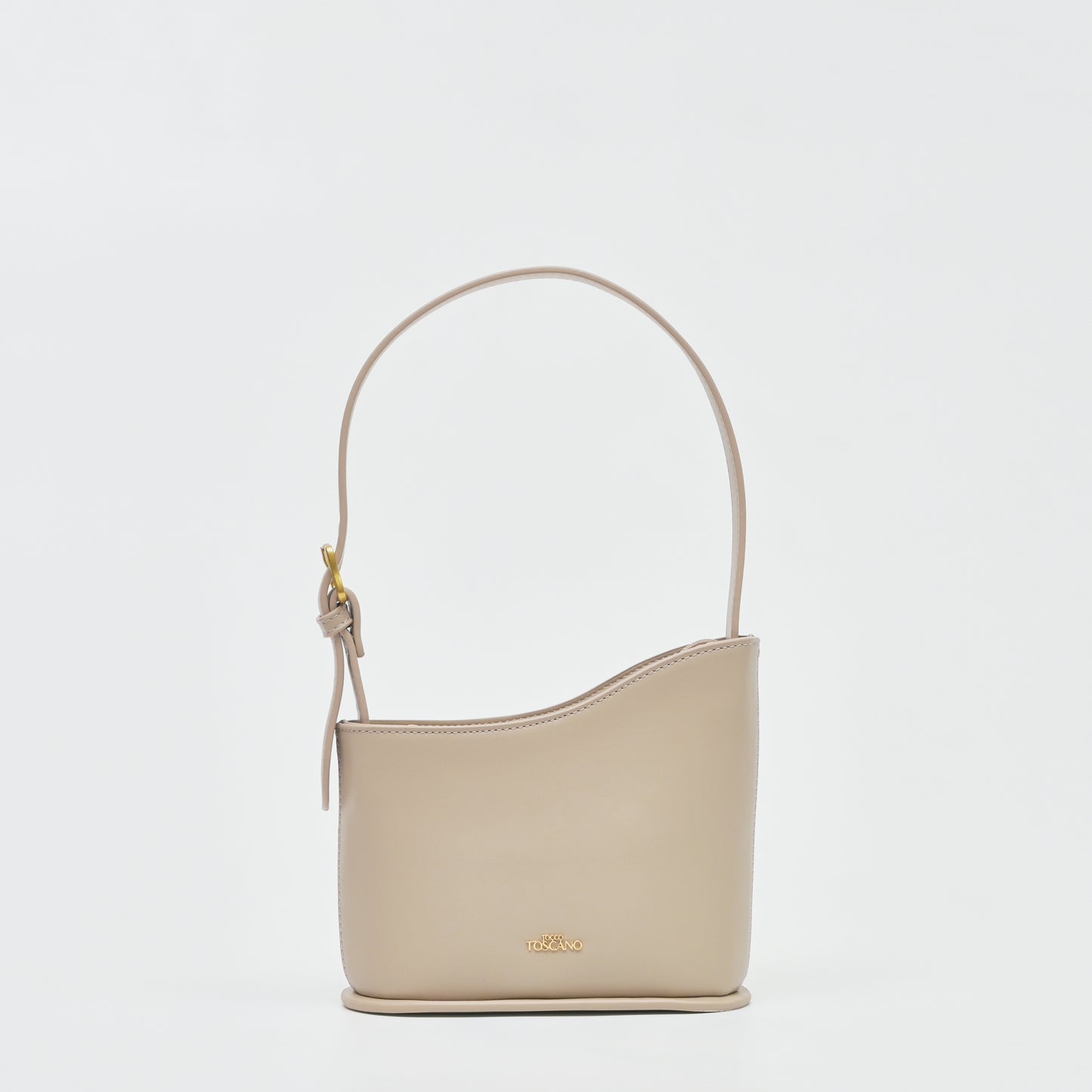 Beige Béatrice Mini Asymmetrical Shoulder Bag - TLHB1512PN3MI4 - Tocco Toscano Malaysia