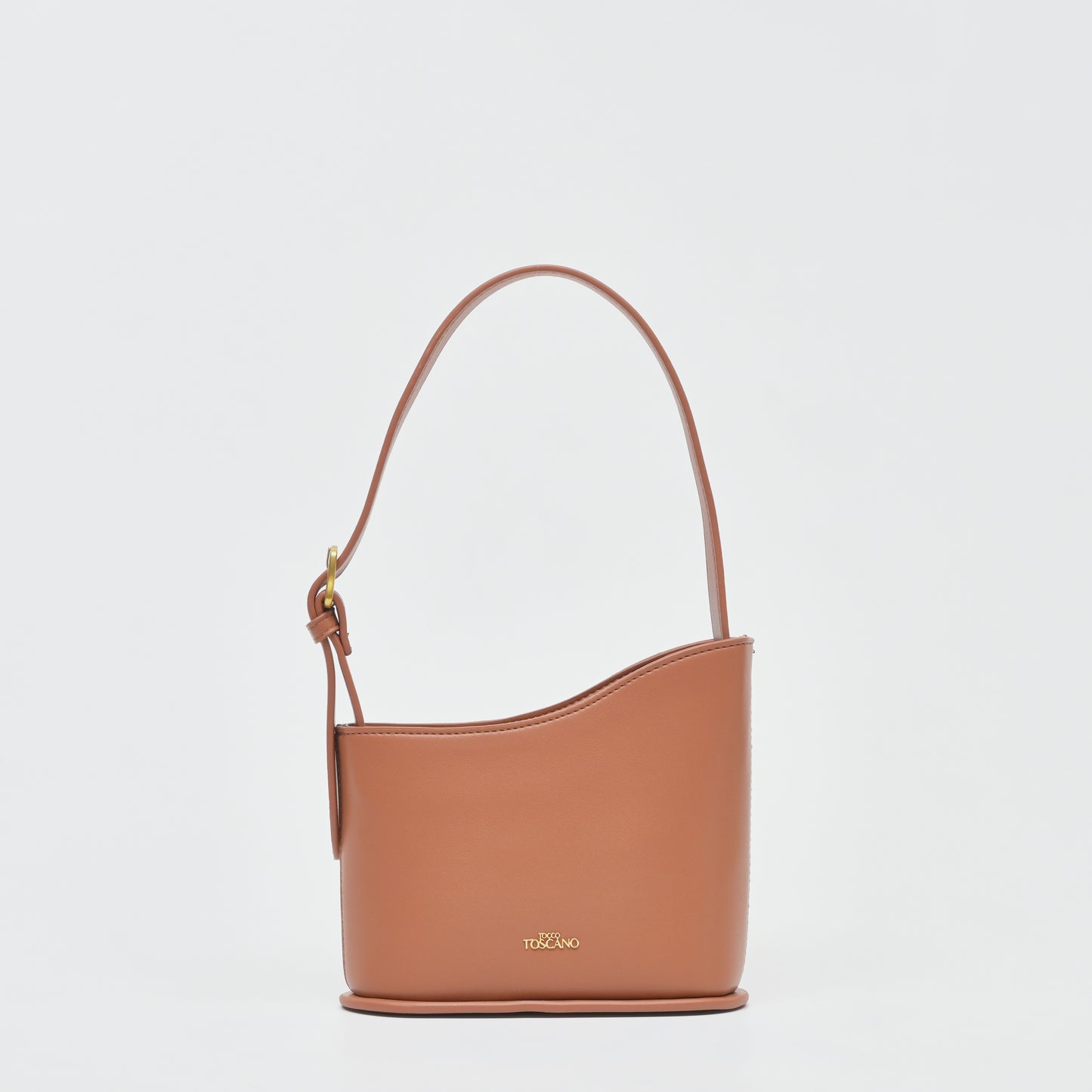 Brown Béatrice Mini Asymmetrical Shoulder Bag - TLHB1512PN3MI4 - Tocco Toscano Malaysia
