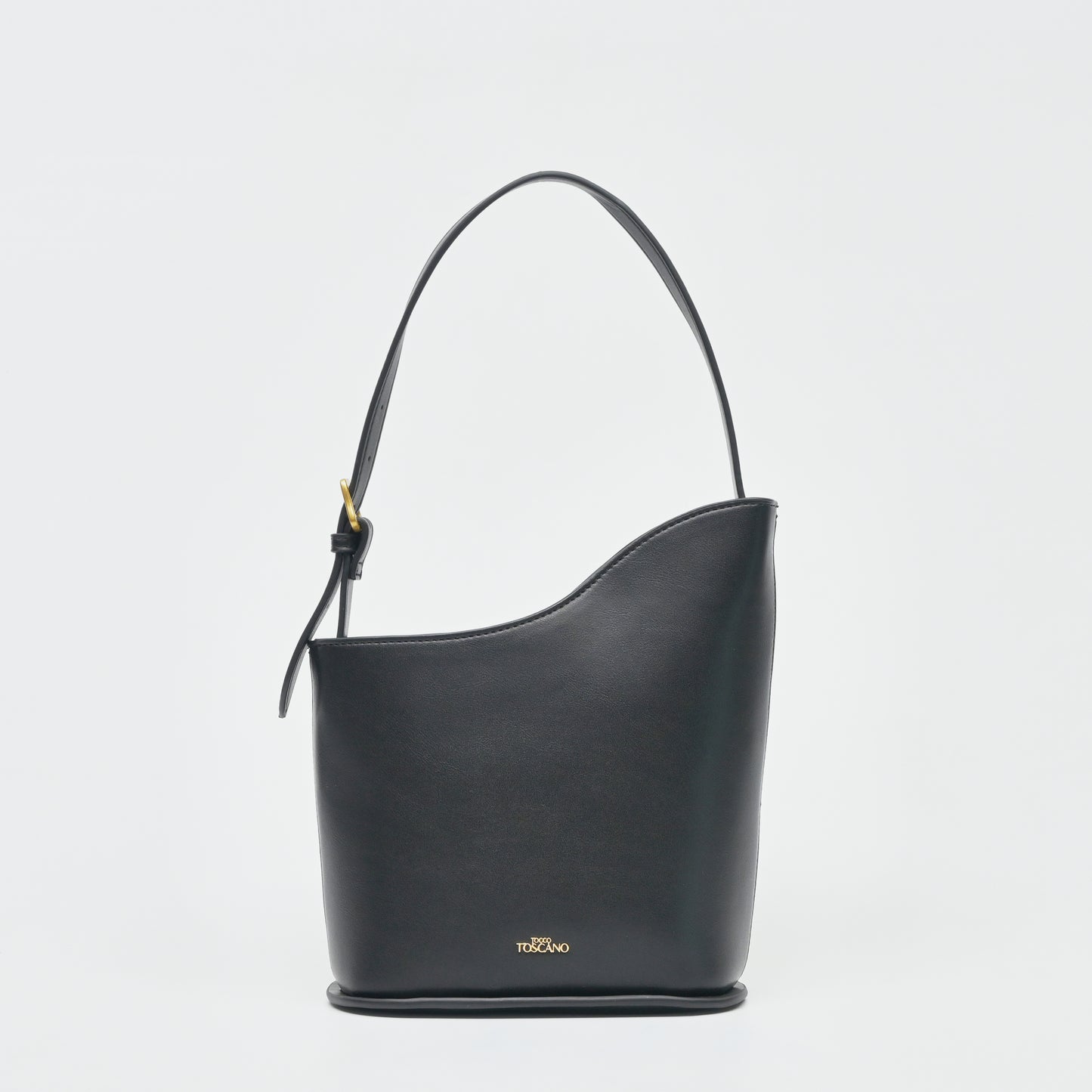 Béatrice Asymmetrical Shoulder Bag - TLHB1522PN3MI4 Black - Tocco Toscano Malaysia