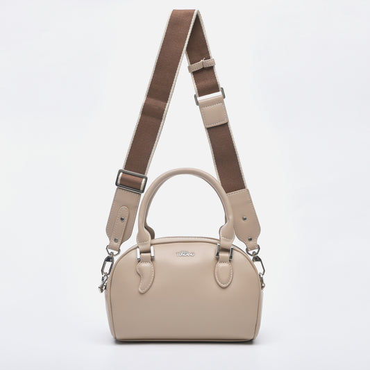 Beige Classic Bowling Bag - TLHB1811PN3MI4 - Tocco Toscano Malaysia