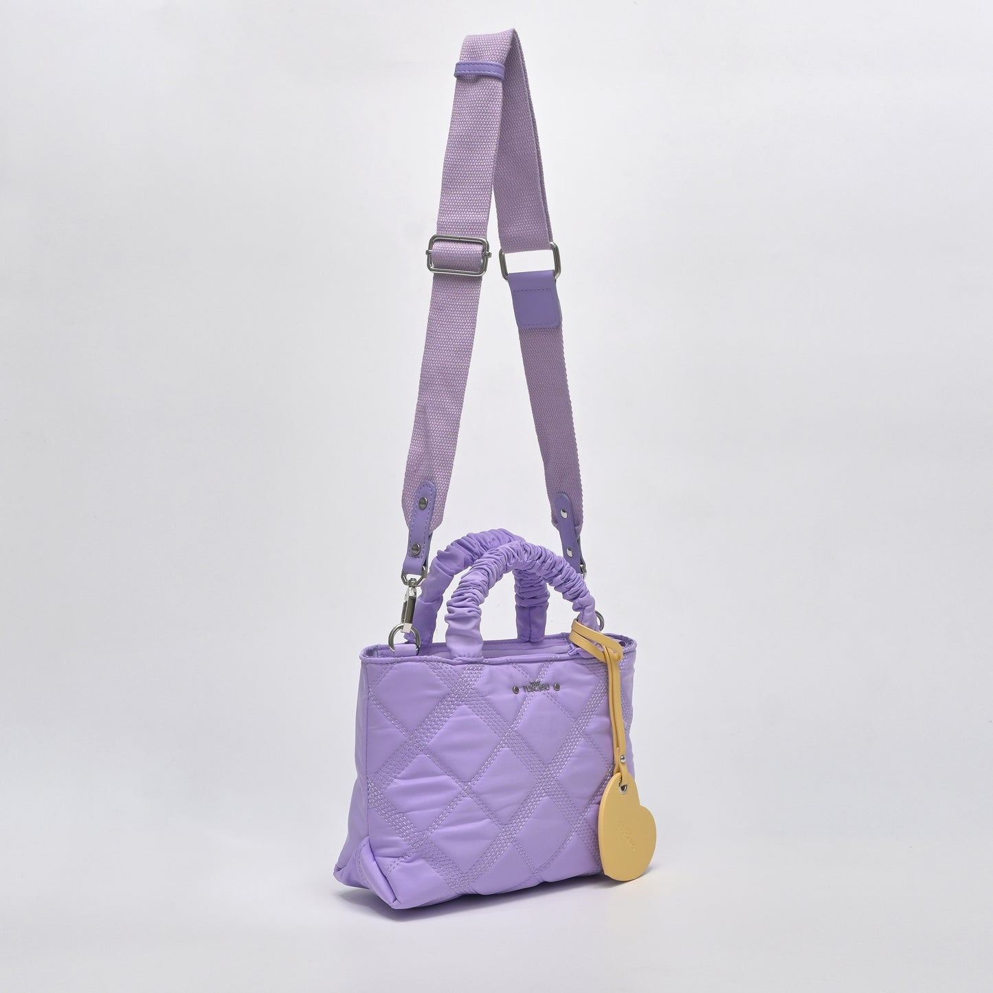 Nylon Raffle Handle Bag - TLHB1922NN3BL3 - Tocco Toscano Malaysia