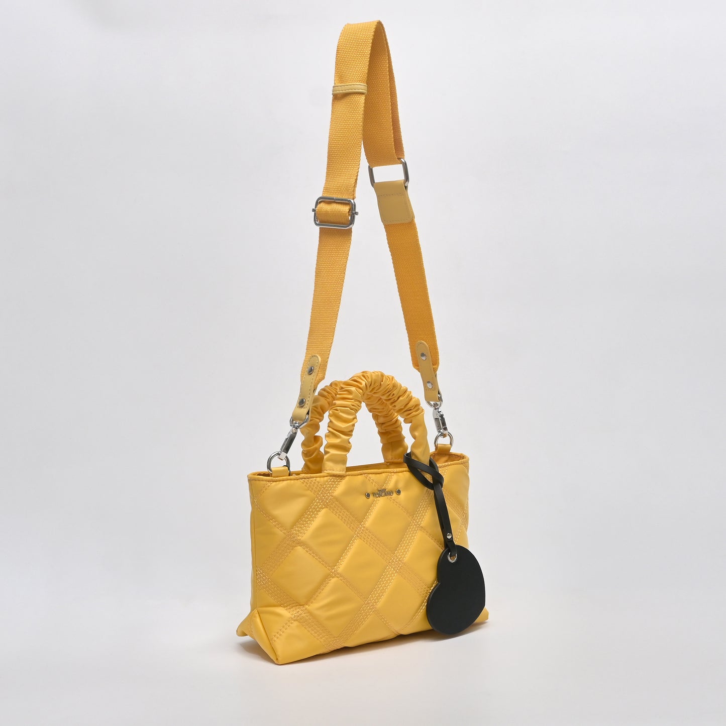 Nylon Raffle Handle Bag - TLHB1922NN3BL3 - Tocco Toscano Malaysia
