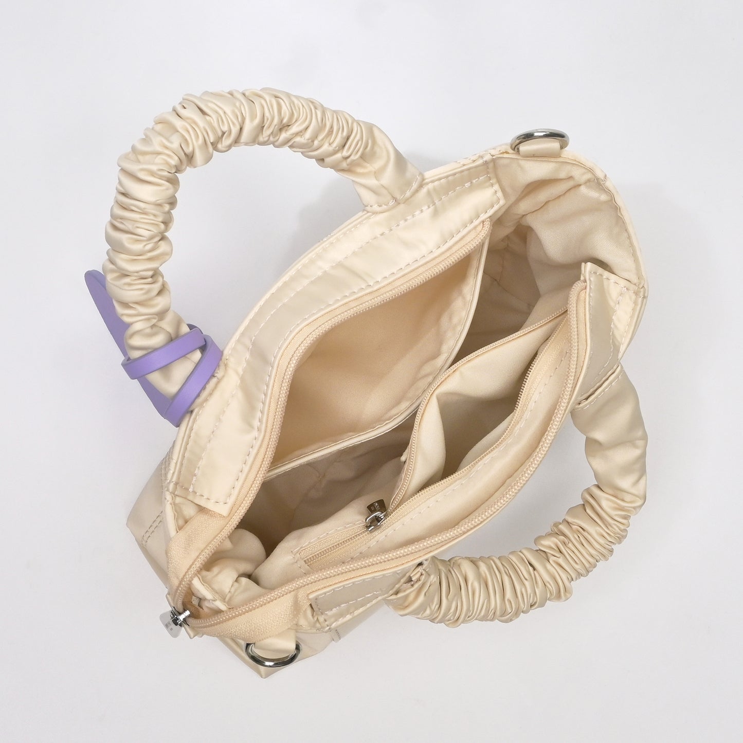 Nylon Raffle Handle Bag - TLHB1922NN3BL3 - Tocco Toscano Malaysia