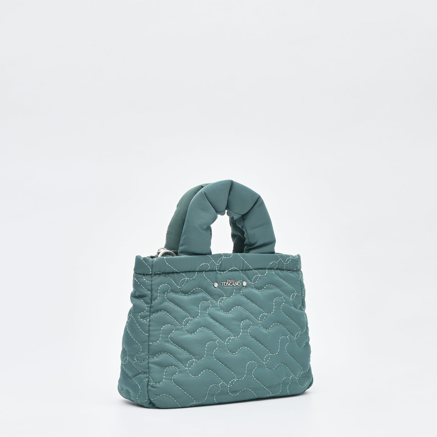Embroidery Puffer Handle Bag - TLHB2412NN3BI4 - Tocco Toscano Malaysia