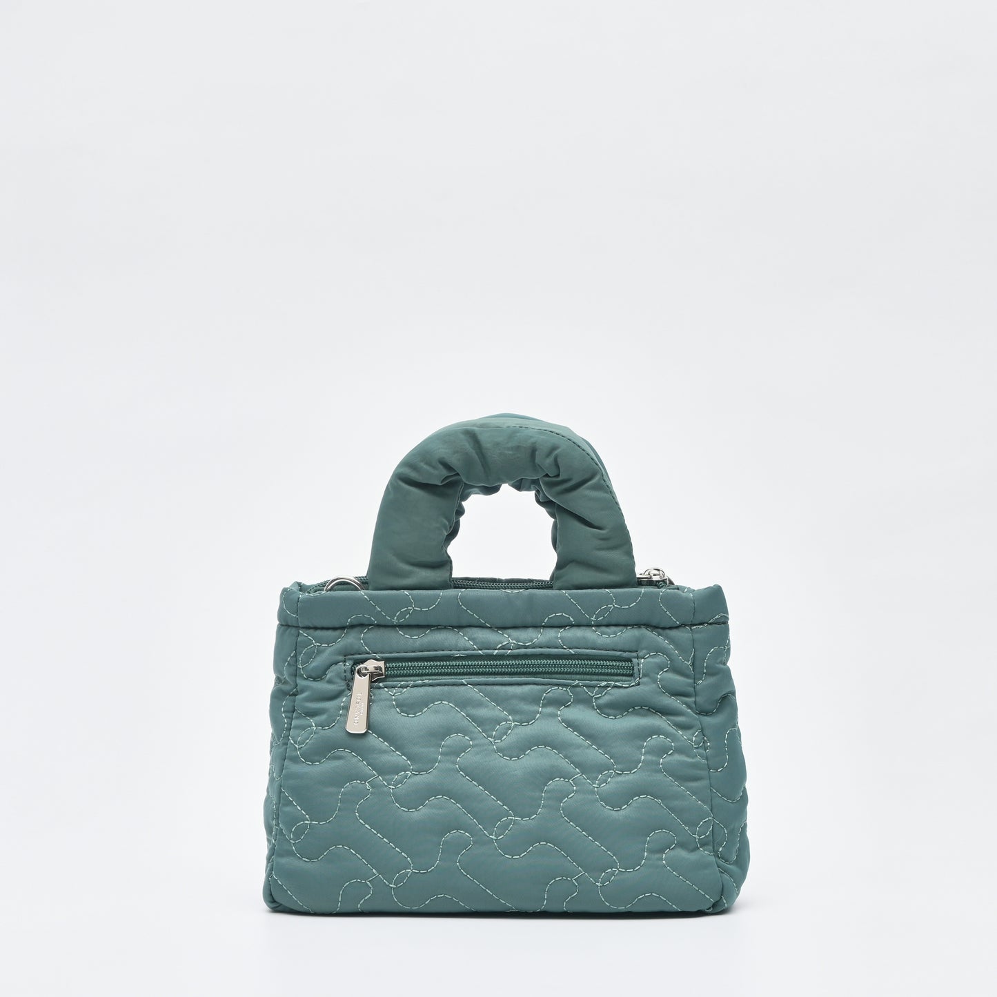 Embroidery Puffer Handle Bag - TLHB2412NN3BI4 - Tocco Toscano Malaysia