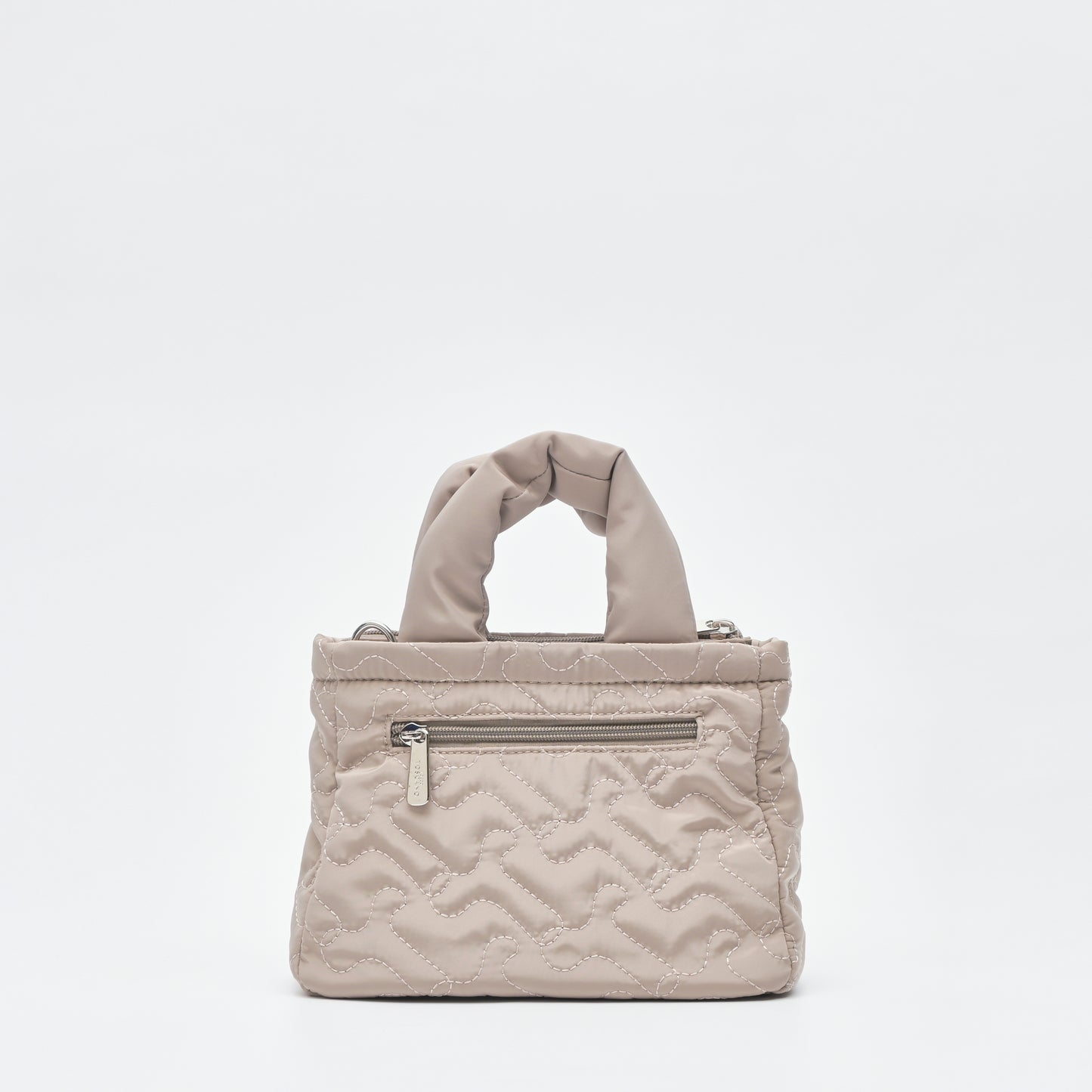 Embroidery Puffer Handle Bag - TLHB2412NN3BI4 - Tocco Toscano Malaysia