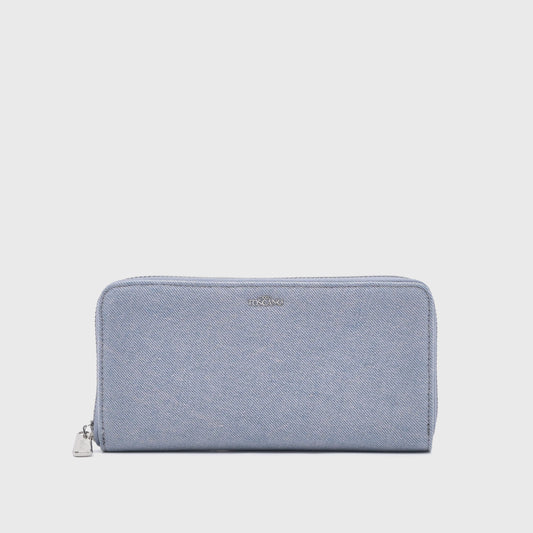 Sky Blue Accordion Zip Wallet - TLLP0112PN3MD5 - Tocco Toscano Malaysia