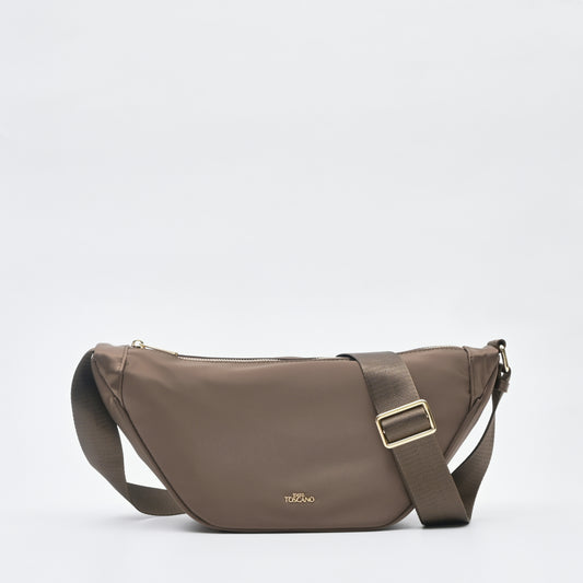 Brown Nylon Sling Bag - TLSB2811NN3BJ4 - Tocco Toscano Malaysia