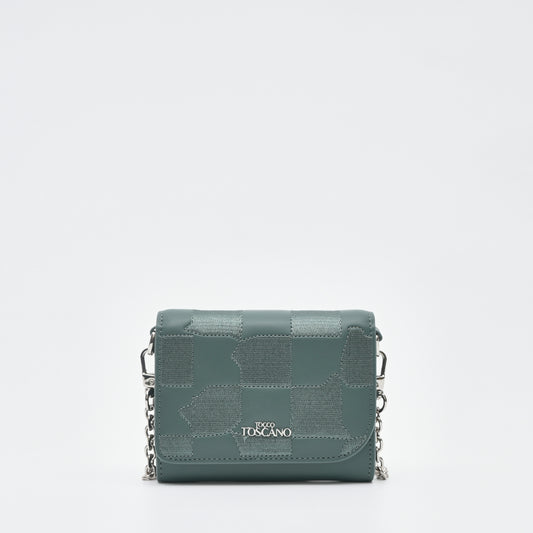 Green Checkmate Mini Short Wallet - TLSP0311PN3MJ4 - Tocco Toscano Malaysia