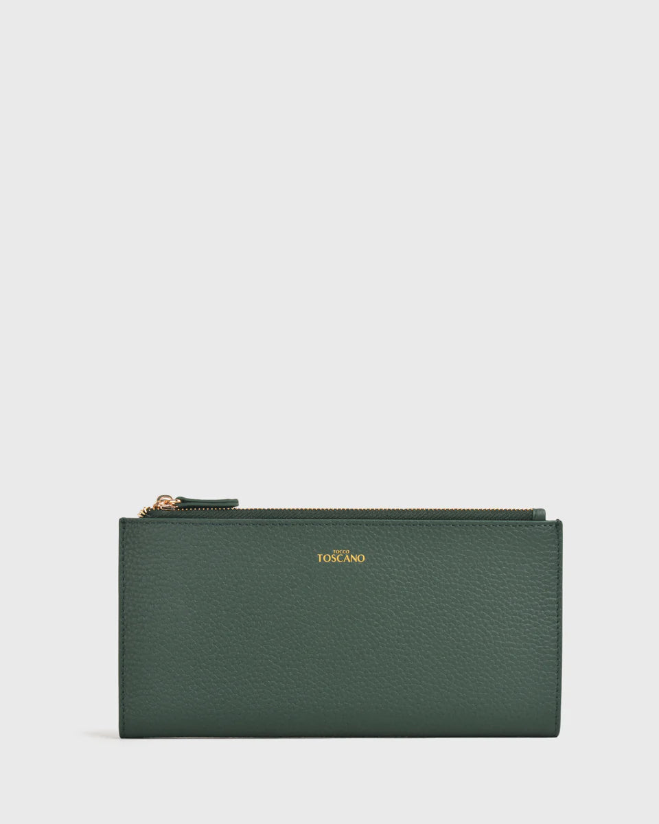 Dark Green Aimee Long Wallet - TLLP0411LN3NF5 - Tocco Toscano Malaysia