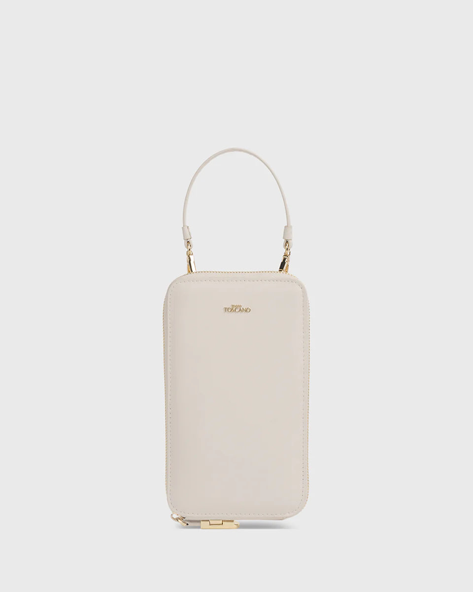 Beige Iduna Mobile Phone Bag - TLPC0111LN3NH4 - Tocco Toscano Malaysia