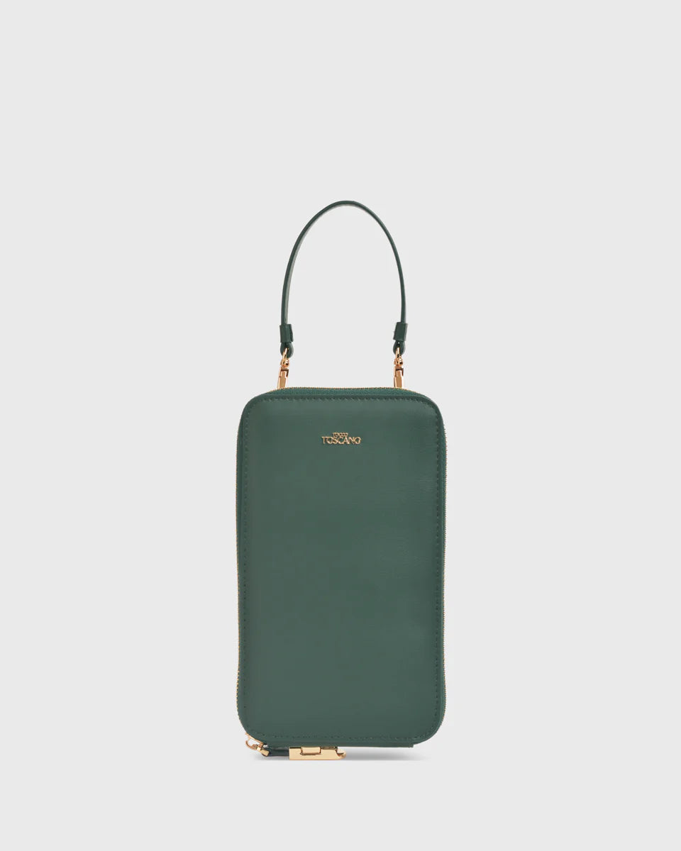 Dark Green Iduna Mobile Phone Bag - TLPC0111LN3NH4 - Tocco Toscano Malaysia