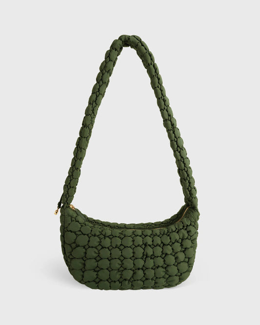 Dark Green Bloom Shoulder Bag - TLHB2811LN3NJ4 - Tocco Toscano Malaysia