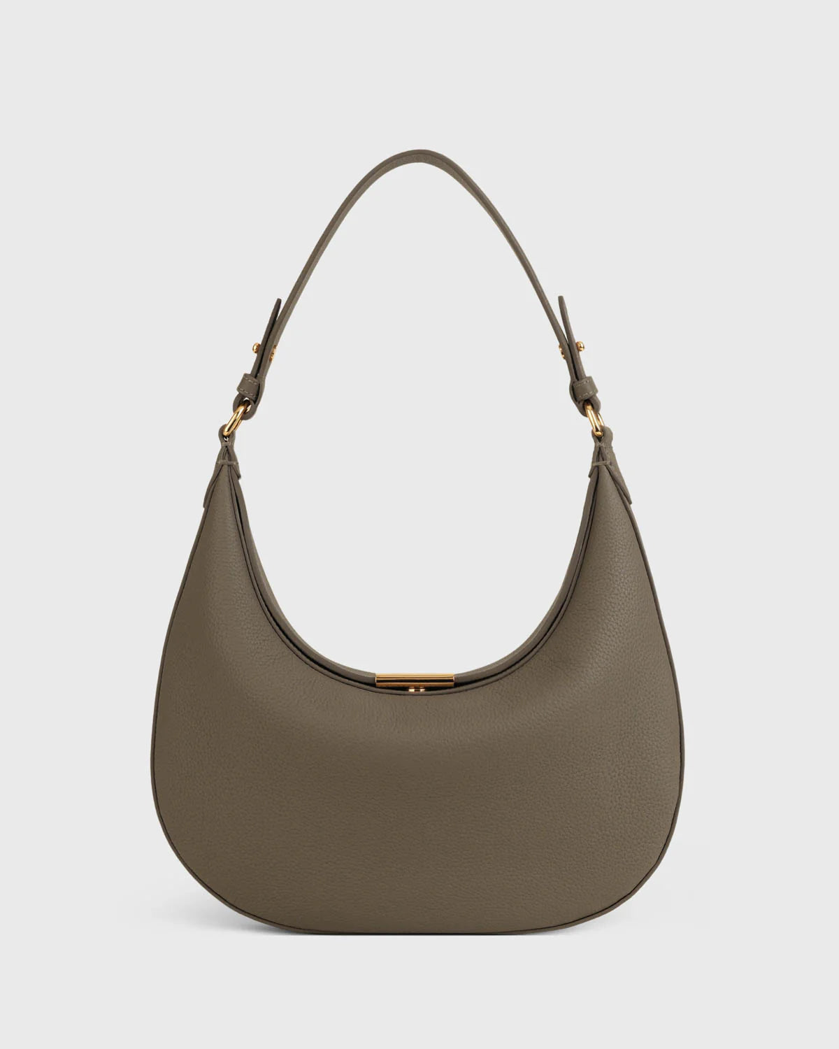 Grey Gianna Crescent Hobo Bag - TLHB3911LN3NH5 - Tocco Toscano Malaysia