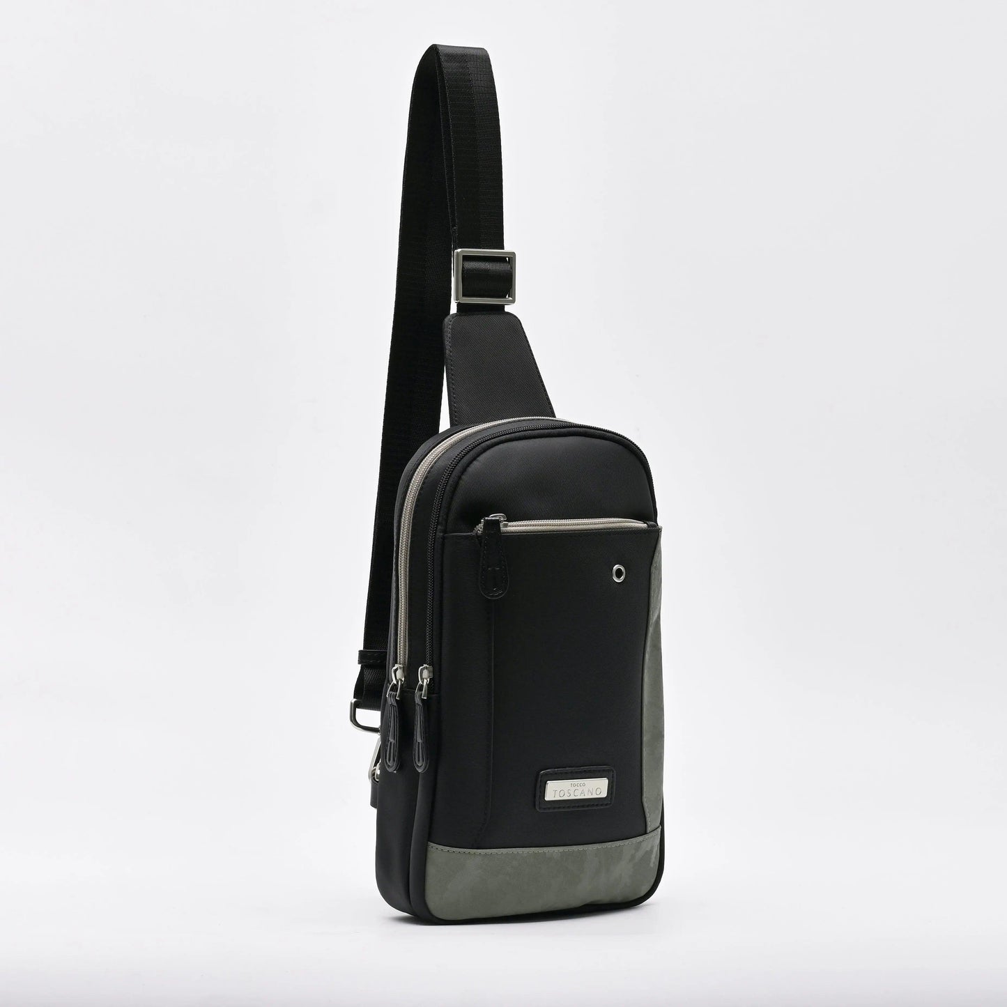 Casual Chest Bag With Front Zipper Pocket - TGEB0233PN3MG3 - Tocco Toscano Malaysia