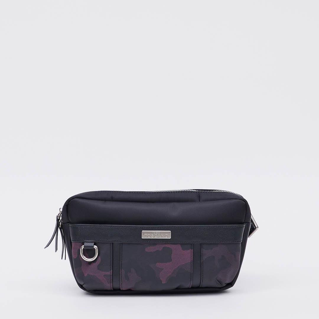 Wilfred Casual Waist Pouch With Front Zipper Pocket - TGEB1113NN3NI2 Maroon - Tocco Toscano Malaysia