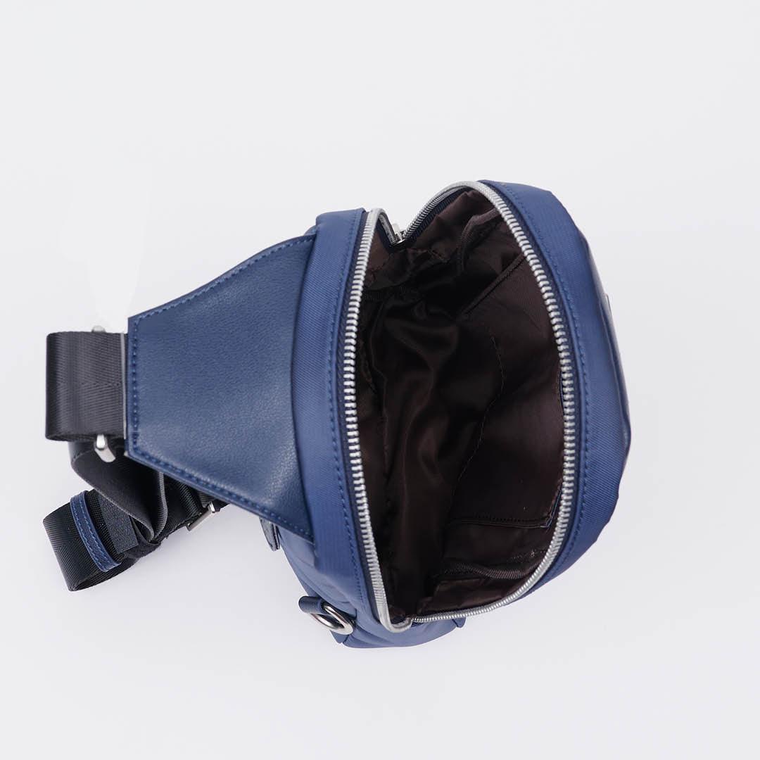Stefao Casual Nylon Chest Bag With Front Zip Pocket - TGEB1934NN3MK2 - Tocco Toscano Malaysia