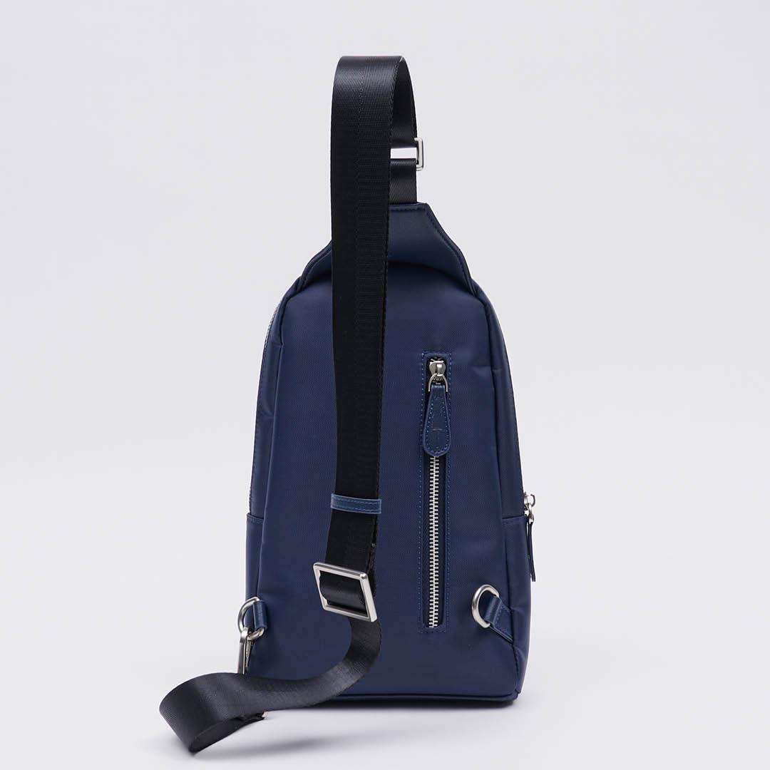 Stefao Casual Nylon Chest Bag With Front Zip Pocket - TGEB1934NN3MK2 - Tocco Toscano Malaysia