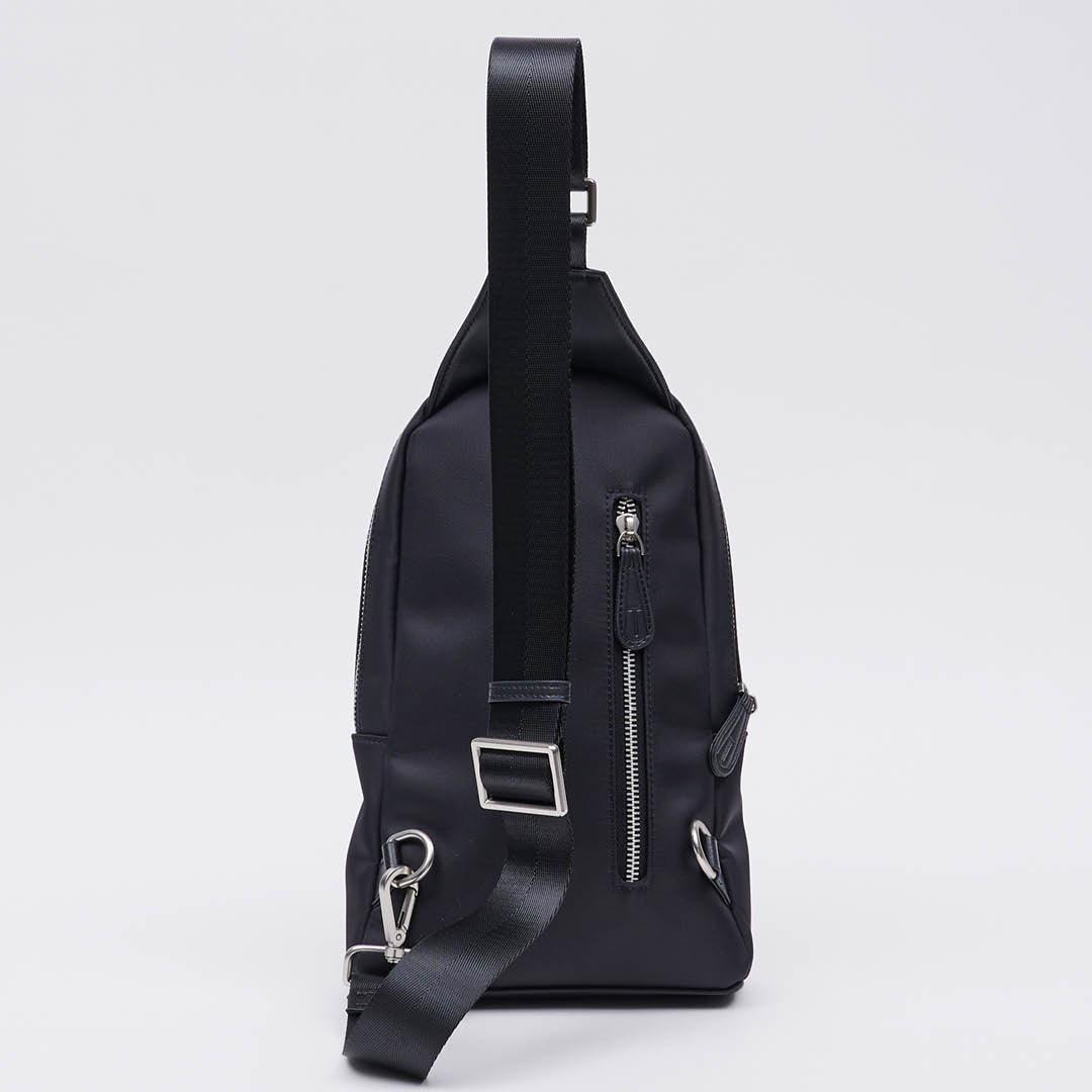Stefao Casual Nylon Chest Bag With Front Zip Pocket - TGEB1934NN3MK2 - Tocco Toscano Malaysia