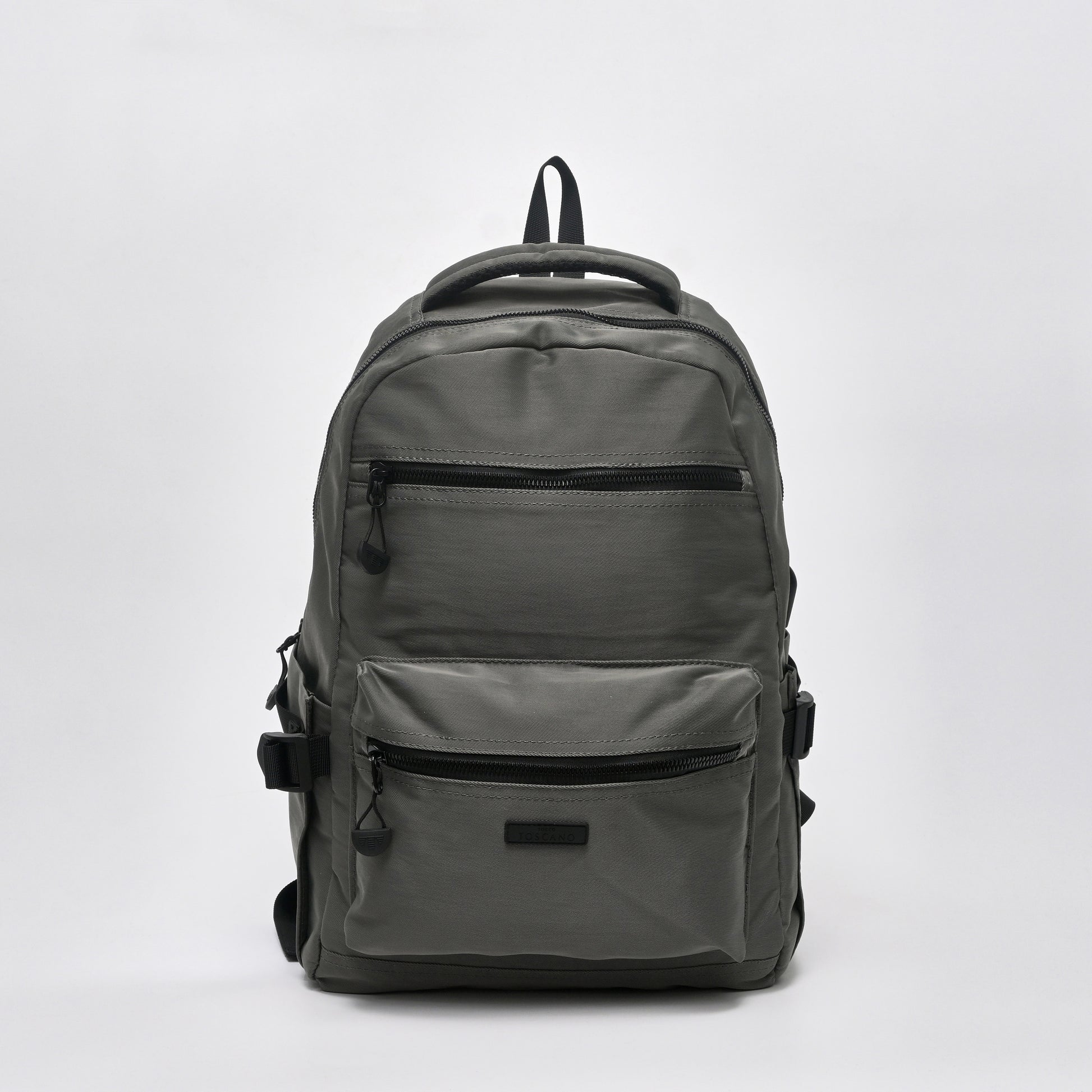 Casual laptop backpack with zipper pockets - TGBP1533NN3BK3 GREY - Tocco Toscano Malaysia