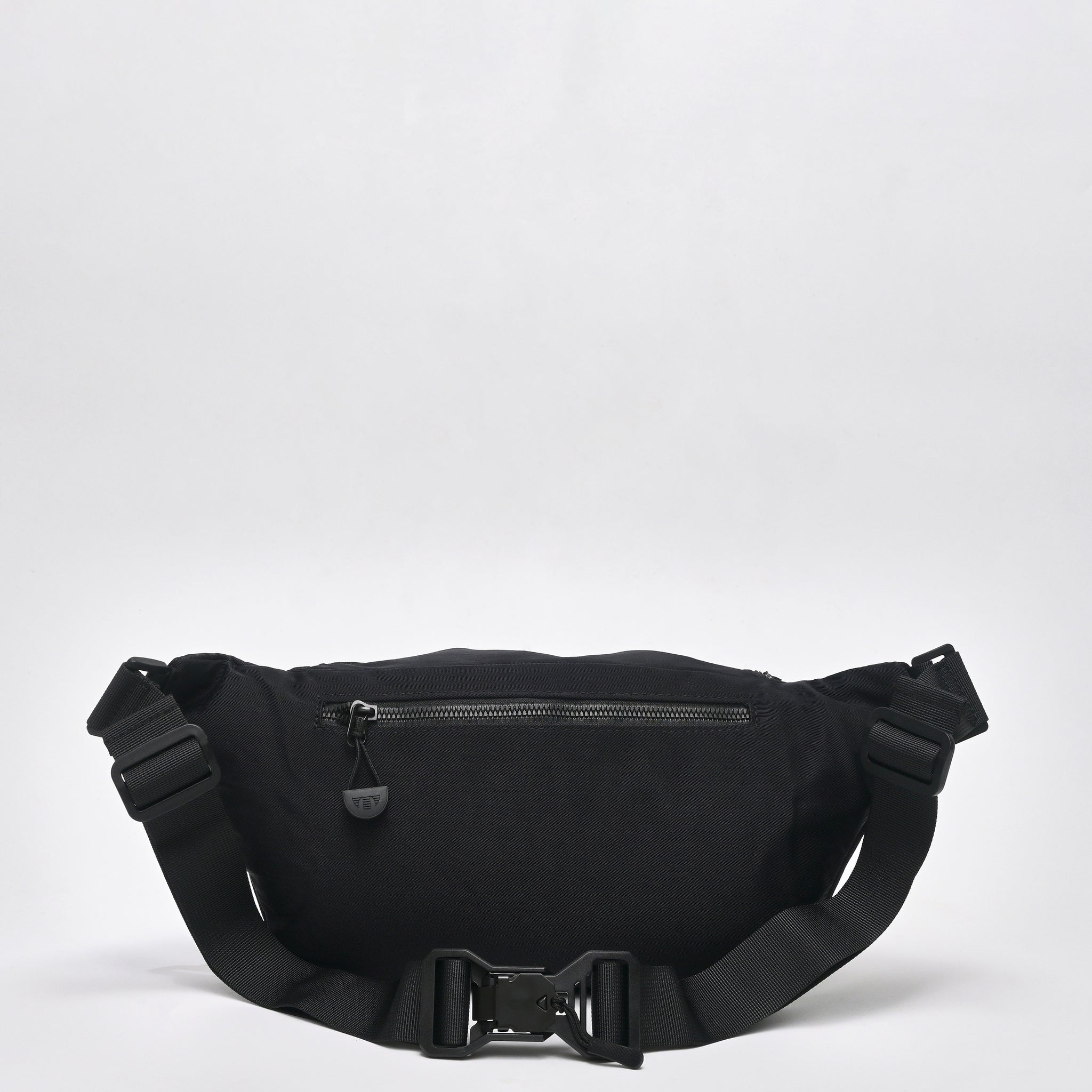 Casual Waist Pouch Bag with front zip pocket - TGEB1513NN3BK3