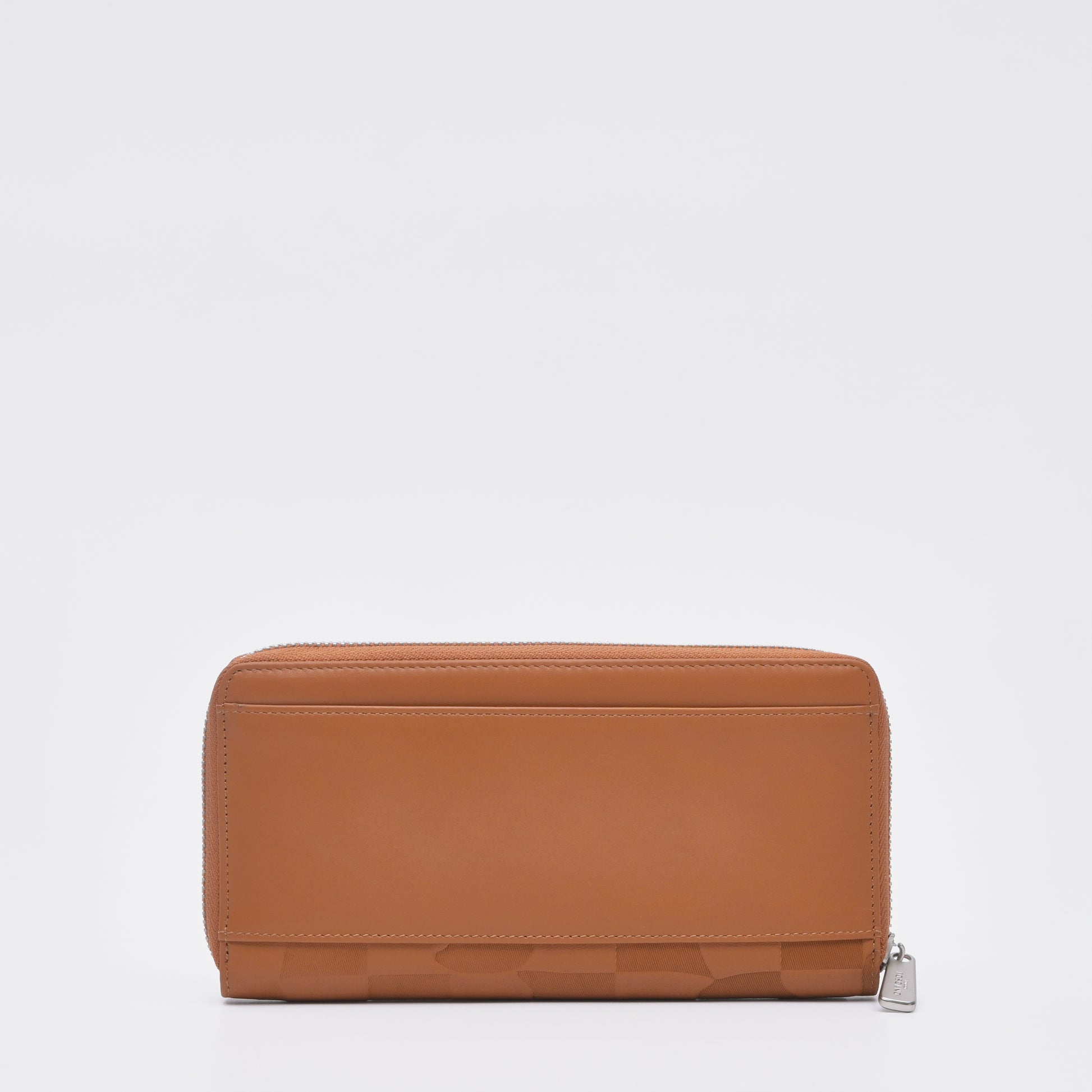Embross Leather Full Zipper Long Wallet - TGLW0322LN3MK4 - Tocco Toscano Malaysia