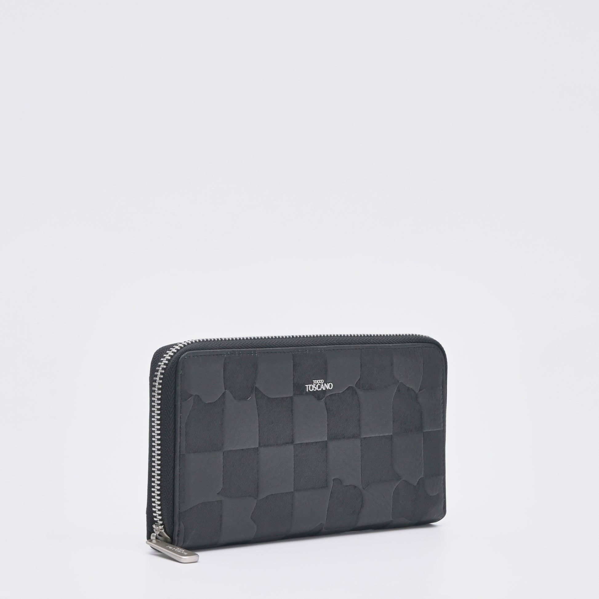 Embross Leather Full Zipper Long Wallet - TGLW0322LN3MK4 - Tocco Toscano Malaysia