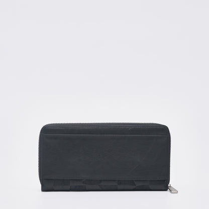 Embross Leather Full Zipper Long Wallet - TGLW0322LN3MK4 - Tocco Toscano Malaysia
