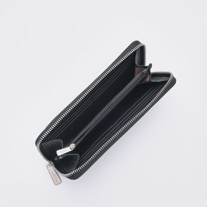 Embross Leather Full Zipper Long Wallet - TGLW0322LN3MK4 - Tocco Toscano Malaysia
