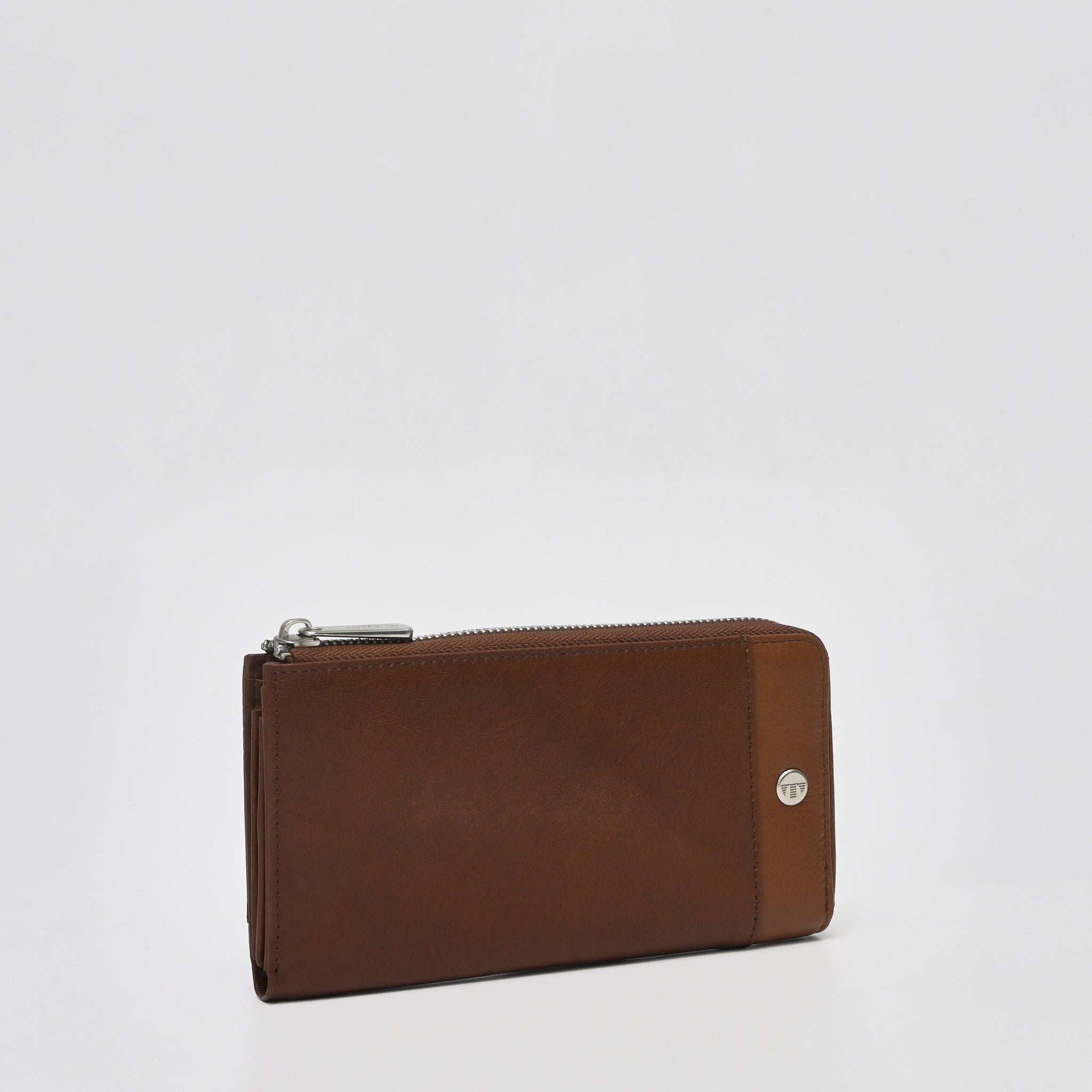 Leather Full Zipper Long Wallet - TGLW0733LN3ML3