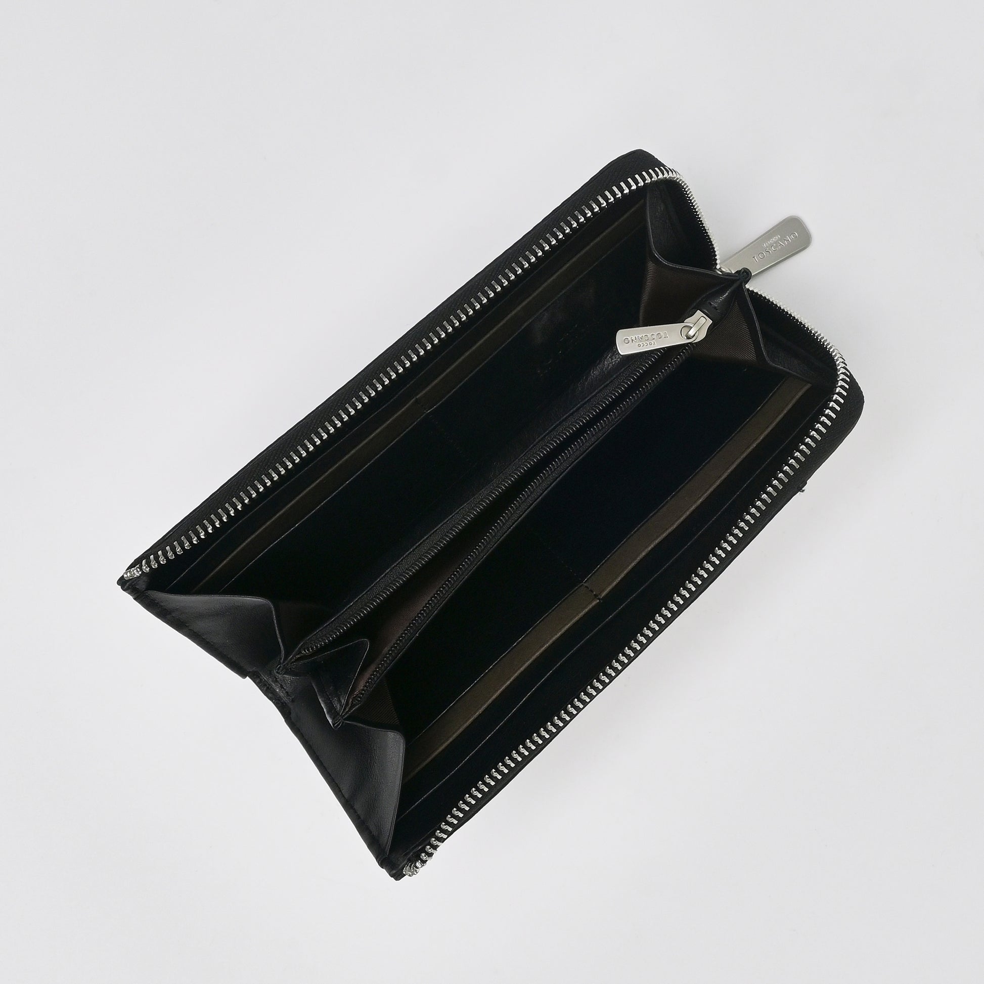 Leather Full Zipper Long Wallet - TGLW0733LN3ML3 - Tocco Toscano Malaysia