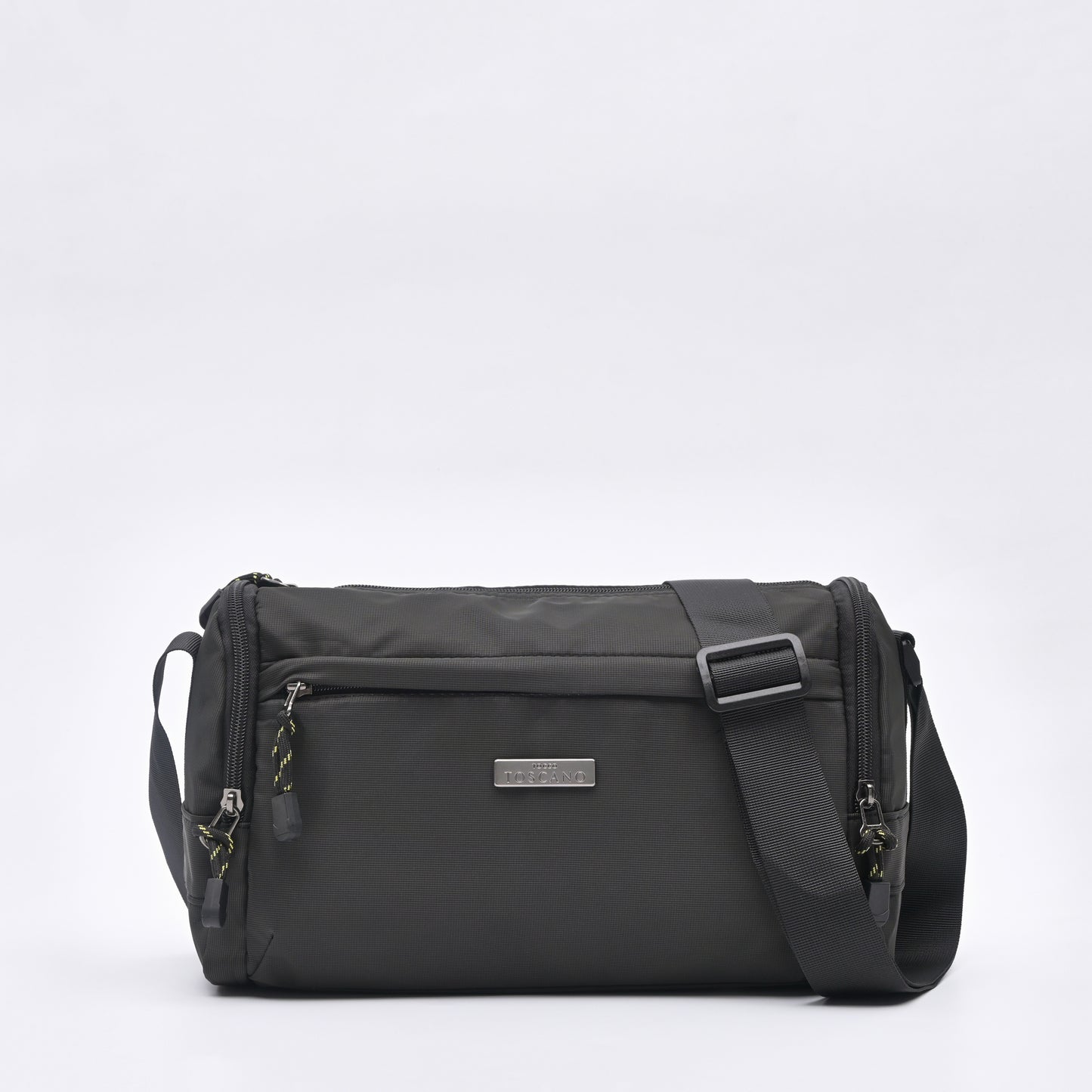 Multi Compartment Nylon Sling Bag - TGSB0322NN3BL4 Black - Tocco Toscano Malaysia