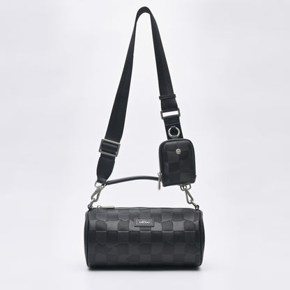 Checkmate Couture Sling Bag With Small Pouch - TGSB0434PN3MK4 Black - Tocco Toscano Malaysia