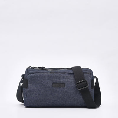 Blue Multi Compartment Denim Sling Bag - TGSB0522FN3BJ4 - Tocco Toscano Malaysia